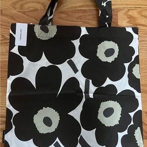 New MARIMEKKO Tote Bag Pieni Unikko Canvas Cotton